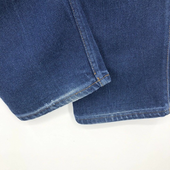 Vintage Levi Strauss 517 Blue Jeans Size 34 x 32 USA Made Bootcut Dark Wash - Picture 9 of 12
